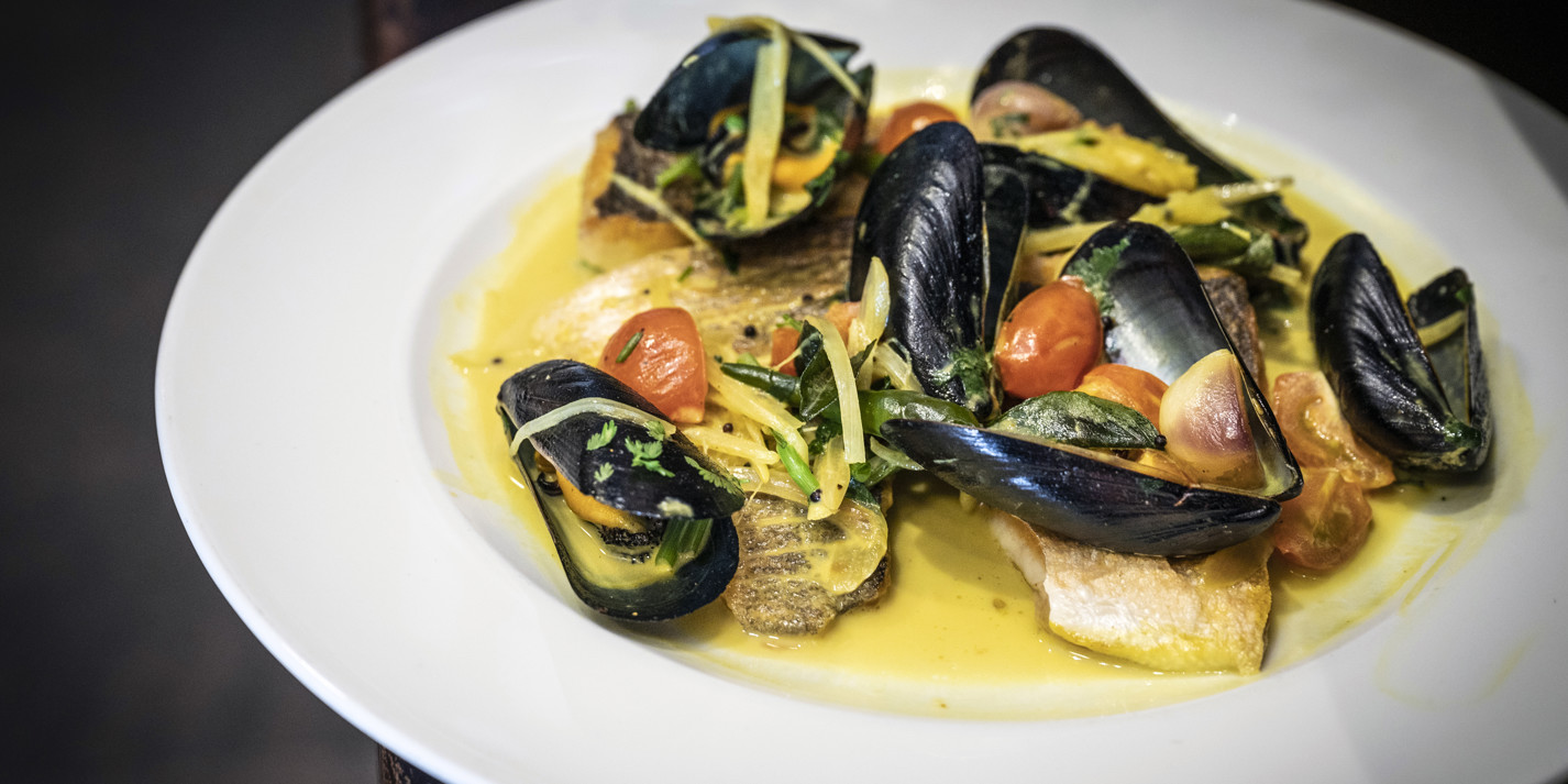 Sea Bass, Mussel and White Wine Curry Recipe Great British Chefs