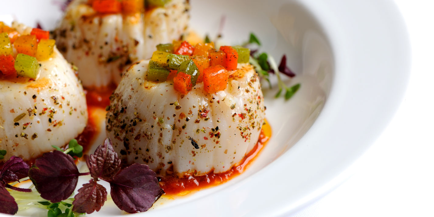 Spicy Grilled Scallops Recipe - Great British Chefs