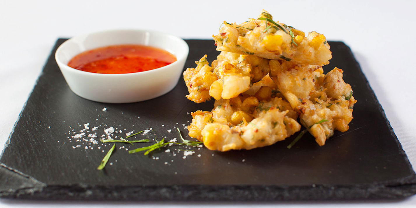 Thai Sweetcorn Fritters Recipe - Great British Chefs
