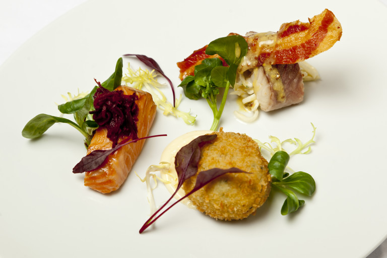 Smoked fish platter