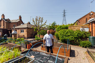 Pylon produce: Sat Bains' urban kitchen garden