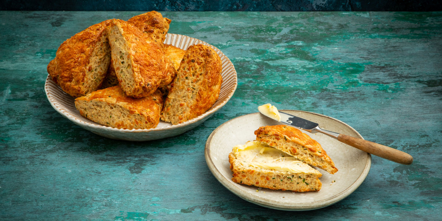 Cheesy Spelt and Mustard Scones Recipe - Great British Chefs