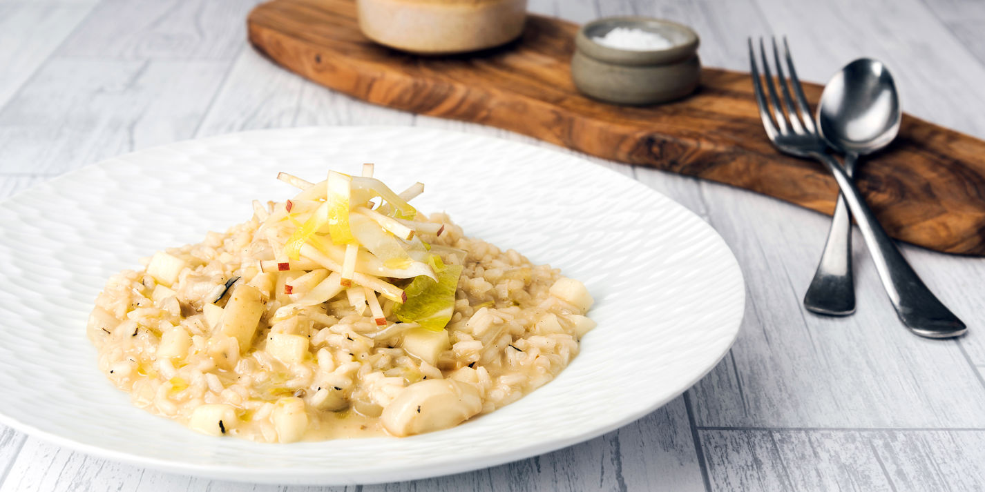 Apple & Chicory Risotto Recipe - Great British Chefs