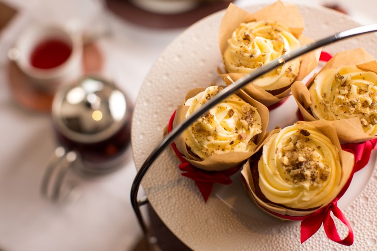Carrot, apple and walnut muffins