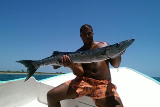 Barracuda fishing off Isla Mujeres