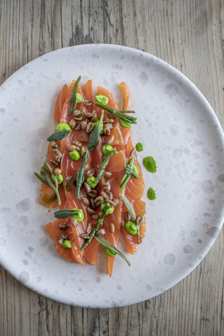 Kimchi-Cured Sea Trout Recipe - Great British Chefs