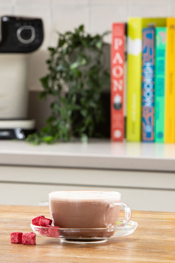 Orange Hot Chocolate with Berry Marshmallows Recipe Great British Chefs