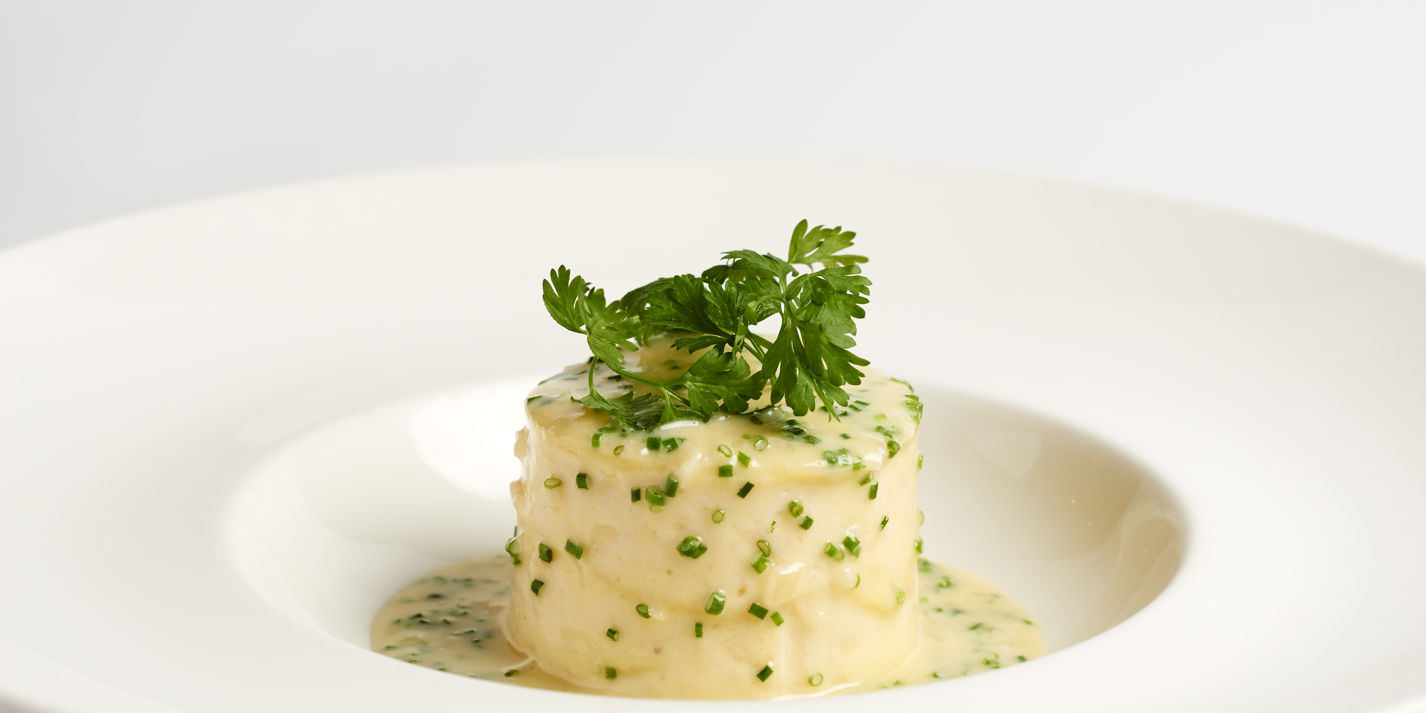 Lasagne of crab with beurre nantais