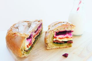 Slice open to reveal a rainbow of colours