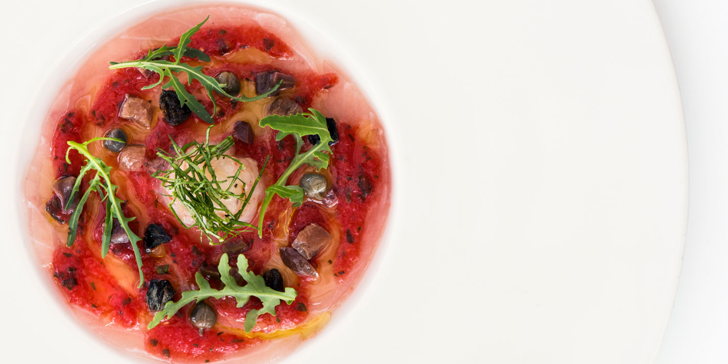 Amberjack with Puttanesca Sauce Recipe - Great Italian Chefs