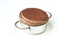 Hot chocolate soufflé