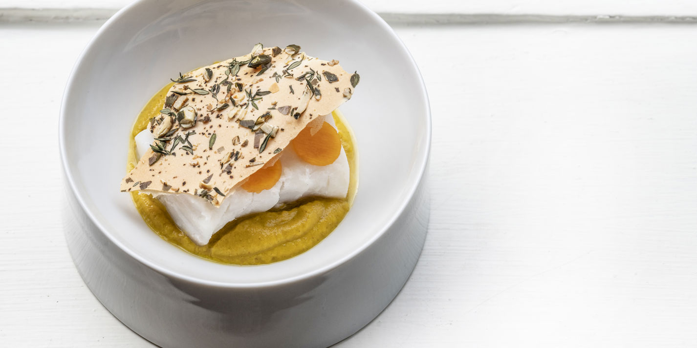 Steamed Cod with Butternut Squash Recipe - Great British Chefs