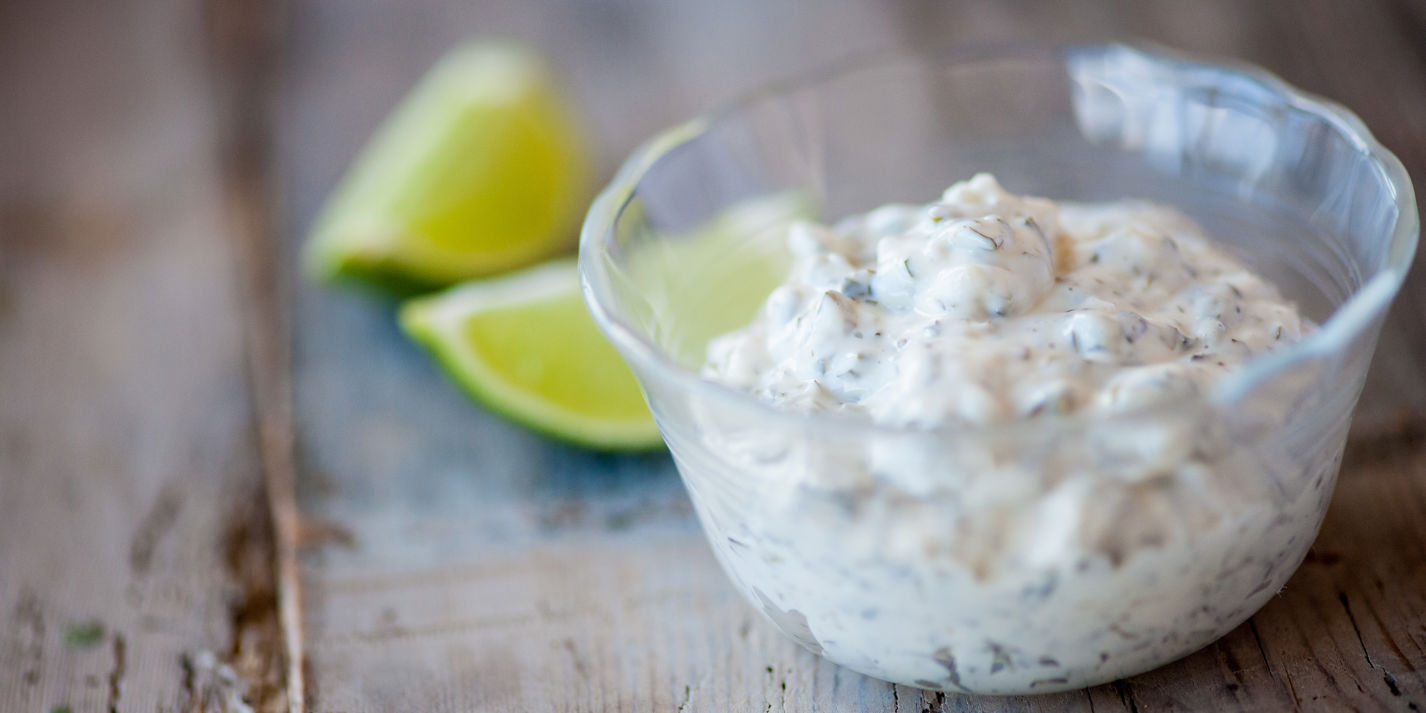 Homemade tartare sauce