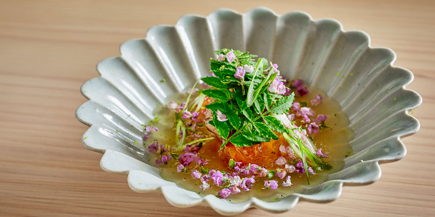 Steamed Red Mullet with Ponzu Jelly Recipe - Great British Chefs