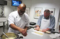 Graham Hornigold at Great British Chefs Cook School