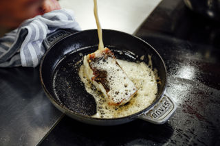 How to pan-fry turbot fillets