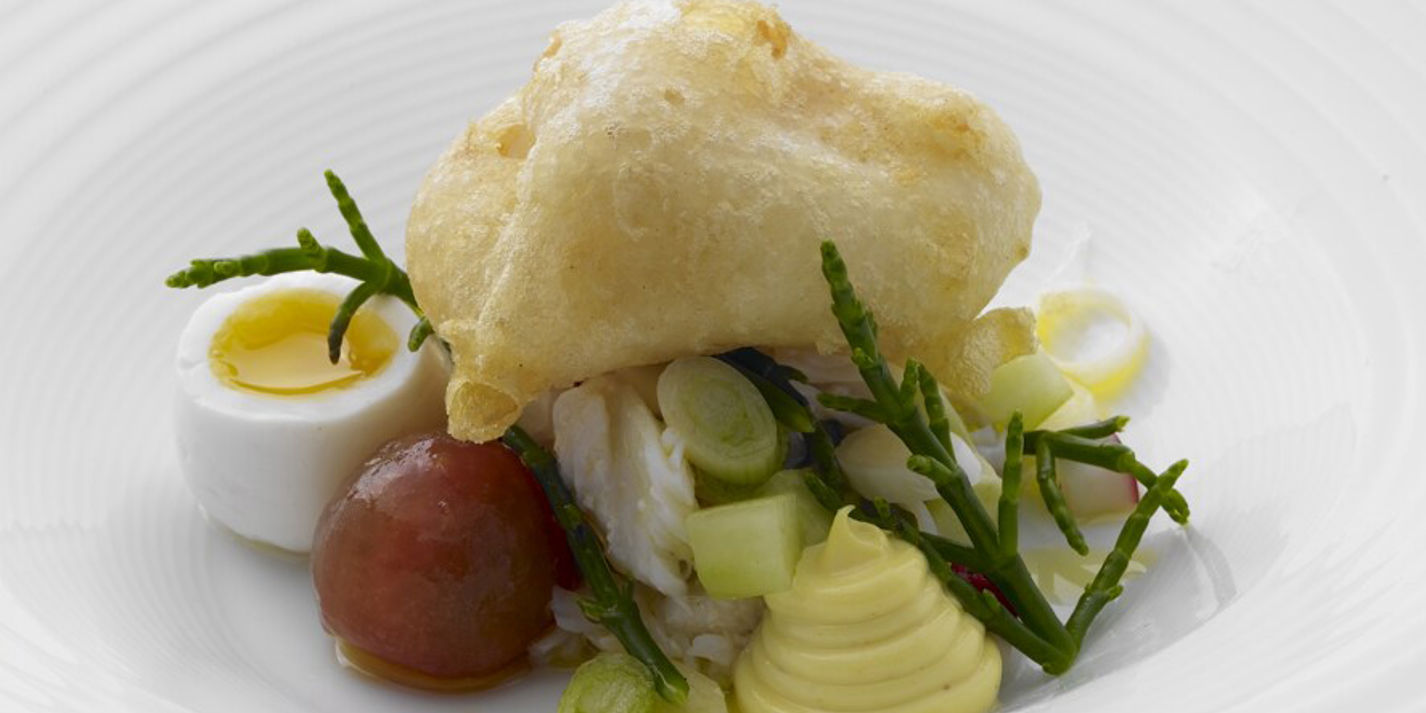 Muncaster Crab With Egg Salad & Mayonnaise - Great British Chefs-image