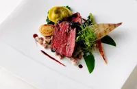 Stonham farm Wagyu beef with oxtail and barley