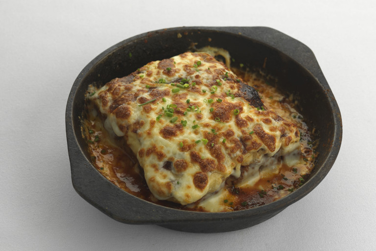 Beef and bacon lasagna