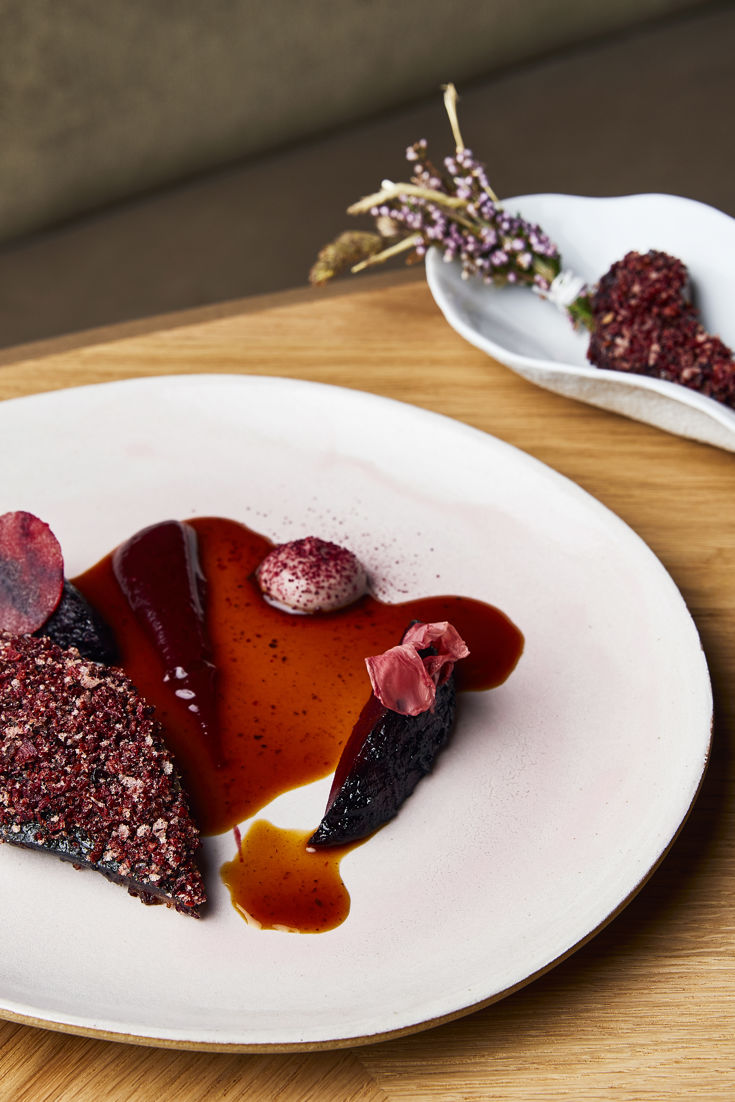 Grouse with Beetroot, Blueberries and Foie Gras Recipe - Great British ...