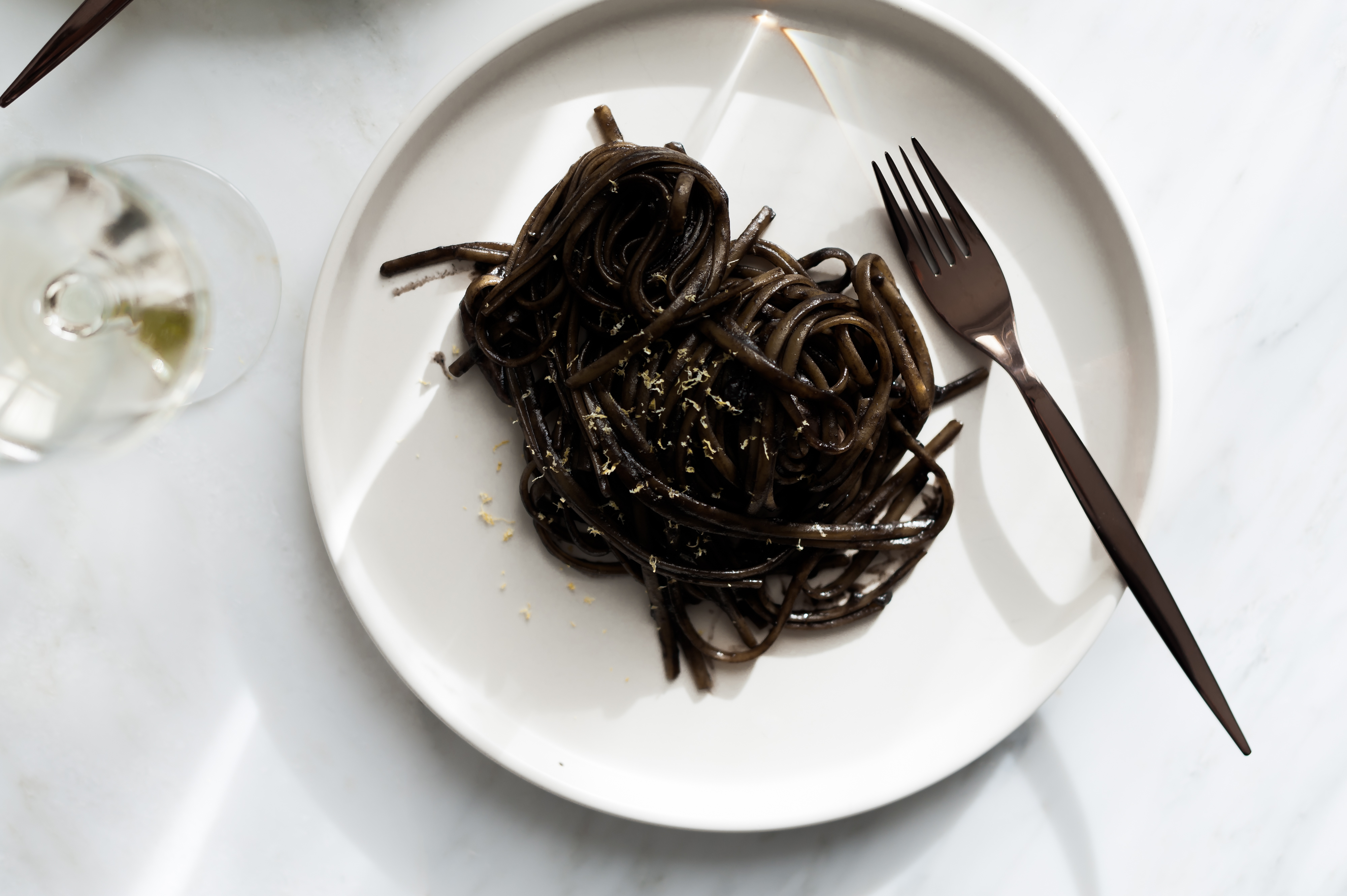 Squid Ink Linguine Recipe - Great Italian Chefs
