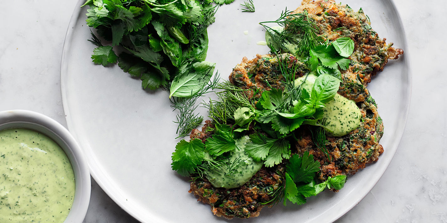 Iranian Herb Fritter Recipe - Great British Chefs