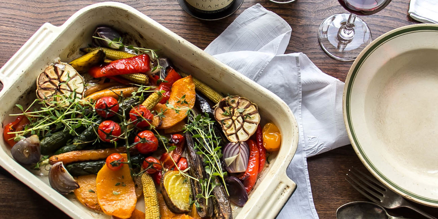 Roasted Vegetable Recipe with Blue Cheese Sauce - Great British Chefs