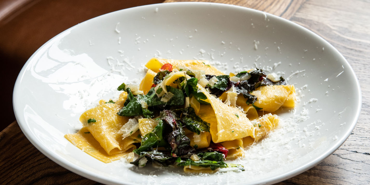Pappardelle, Rainbow Chard, Parmesan Recipe - Great British Chefs