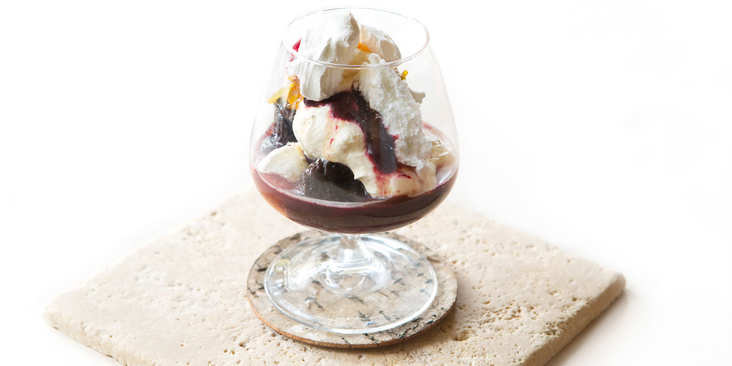 Spiced Prune Eton Mess Recipe - Great British Chefs