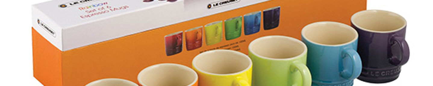 Win one of two Le Creuset espresso mug sets worth £40 each