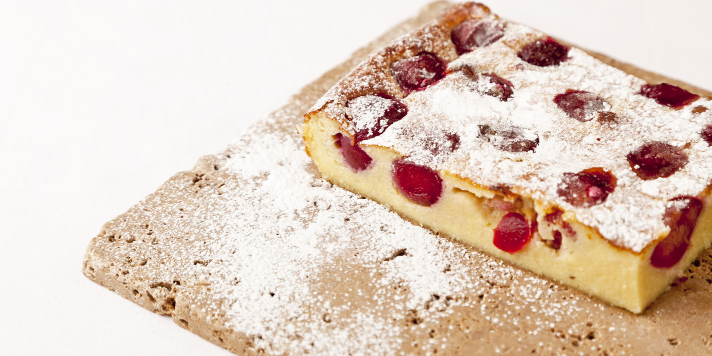 Griotte cherry clafoutis