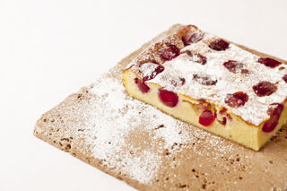 Griotte cherry clafoutis