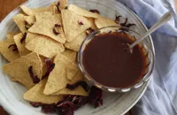 Chipotle and hibiscus hot sauce 