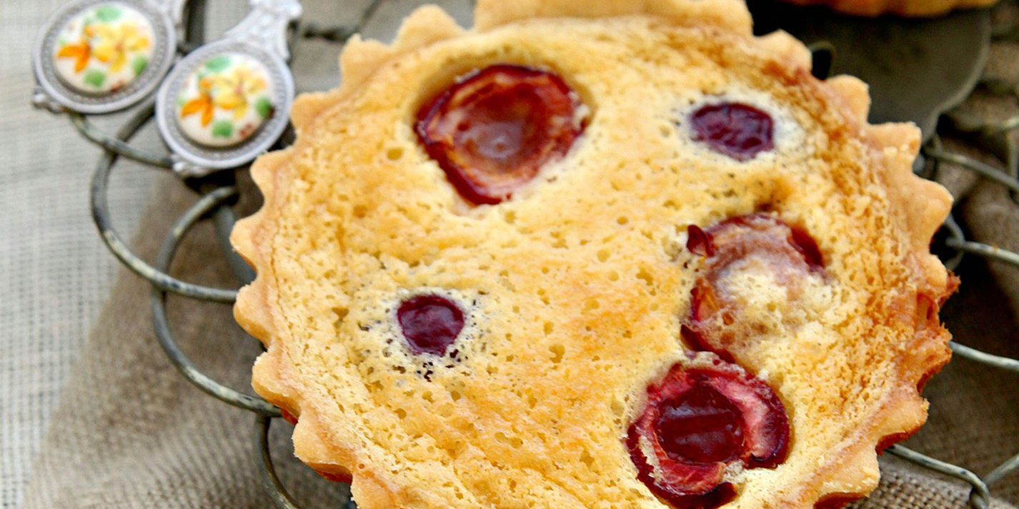 Cherry clafoutis tartlets recipe - Great British Chefs