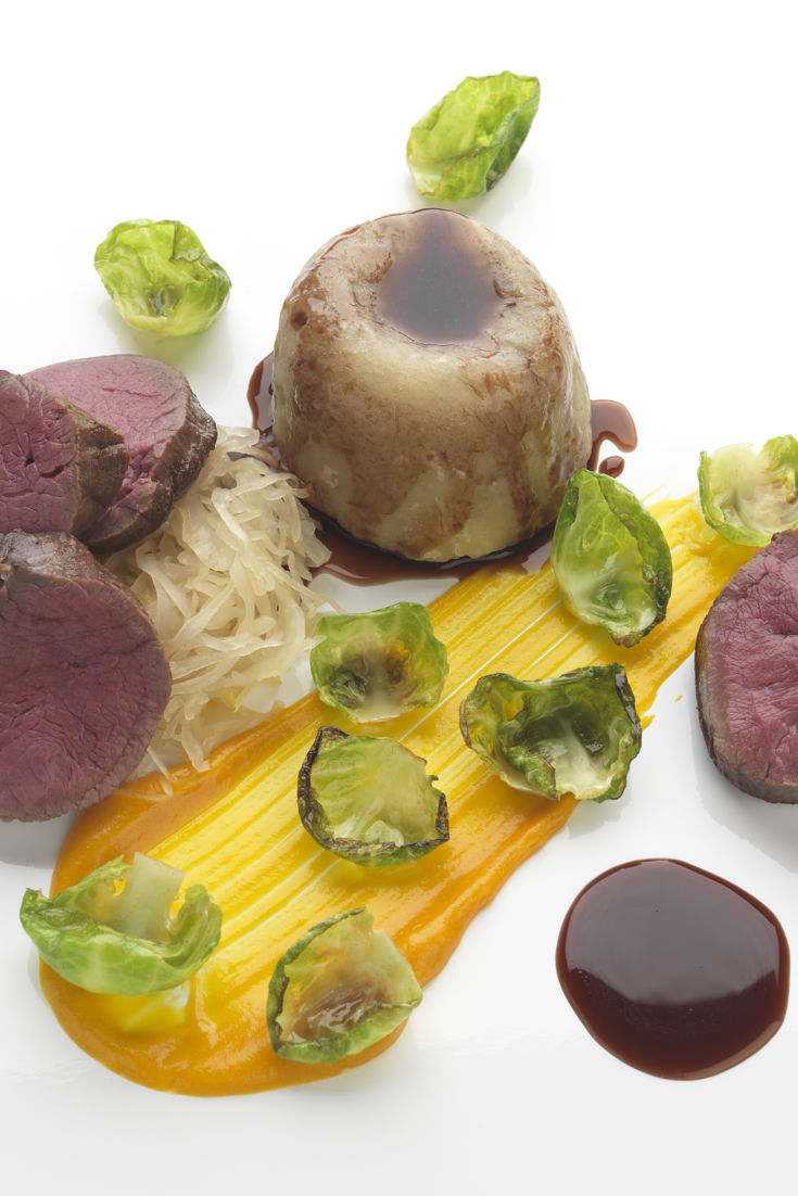 Venison Saddle Recipe with Suet Pudding Great British Chefs