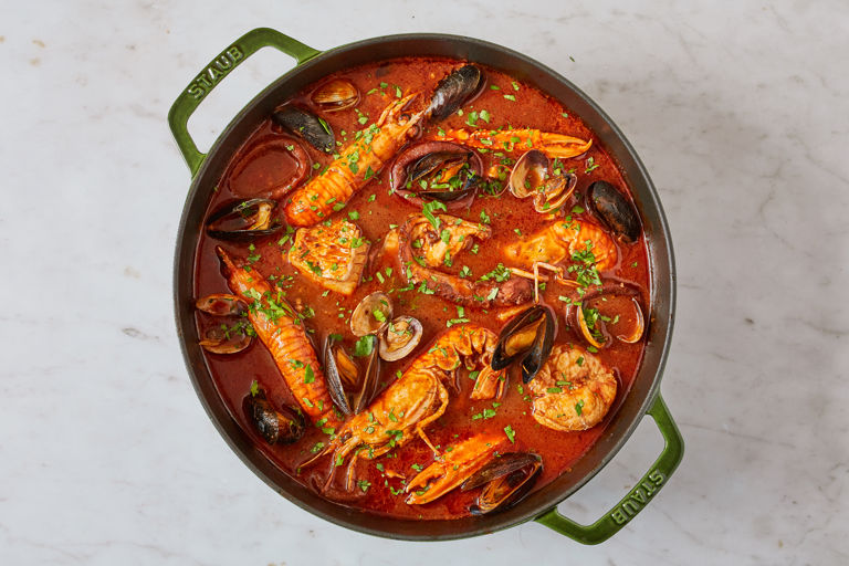 Cacciucco – Tuscan seafood stew
