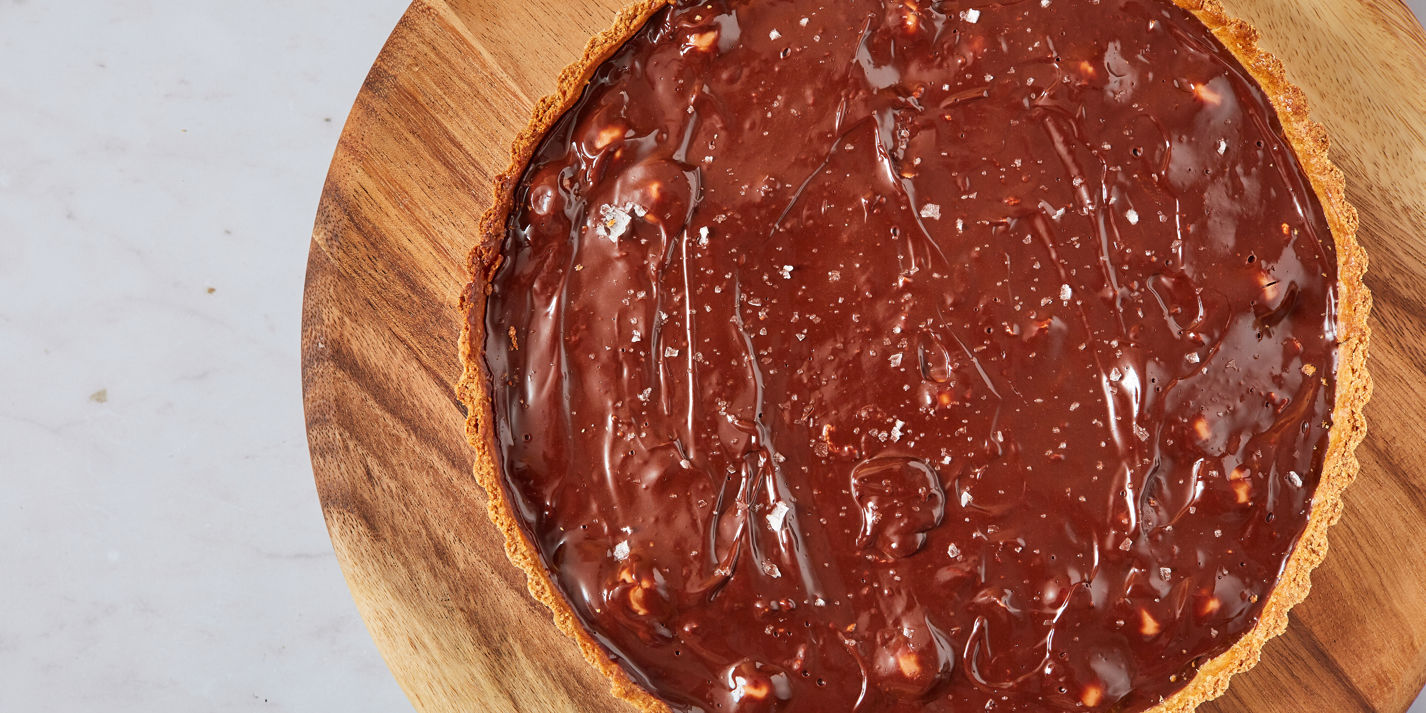 Rye, Brown Butter, Chocolate and Malteser Tart Recipe - Great British Chefs