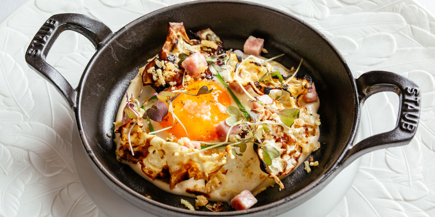 Fried Egg with Morteau Sausage Recipe - Great British Chefs