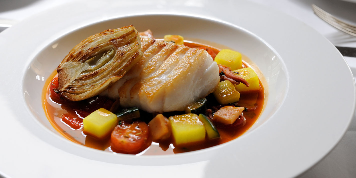 Cod Fillet Recipe With Bouillabaisse Sauce - Great British Chefs