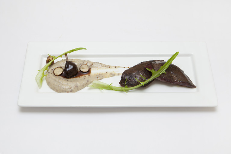 Wild pigeon and Jerusalem artichoke