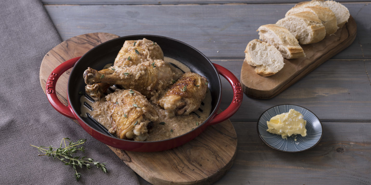 Chicken with Vinegar Sauce Recipe - Great British Chefs