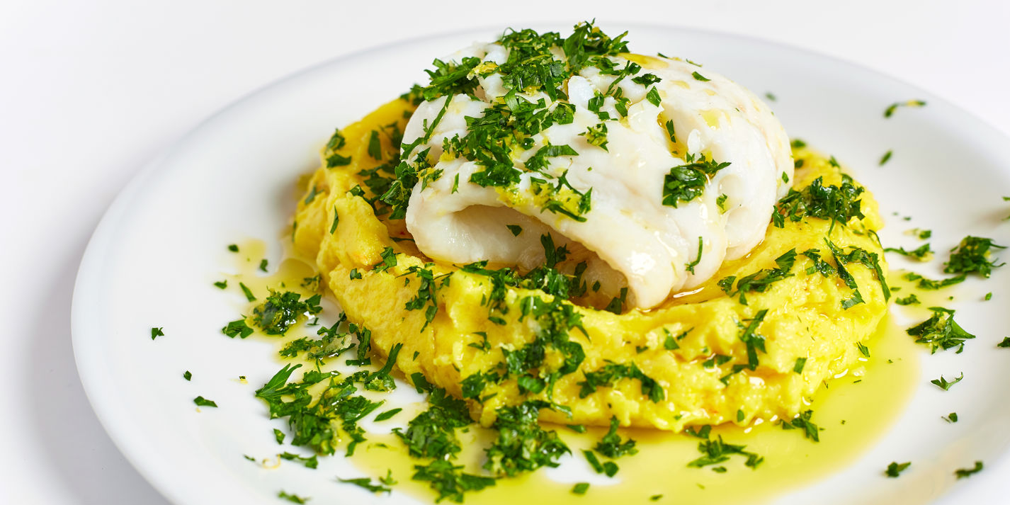 Steamed Haddock Recipe with Saffron Mash - Great British Chefs