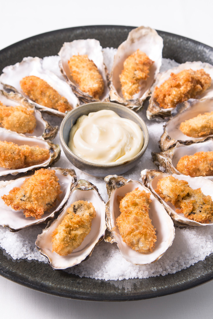 Crispy Focaccia Fried Oyster Recipe Great British Chefs