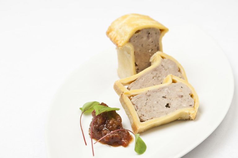 Raised game pie