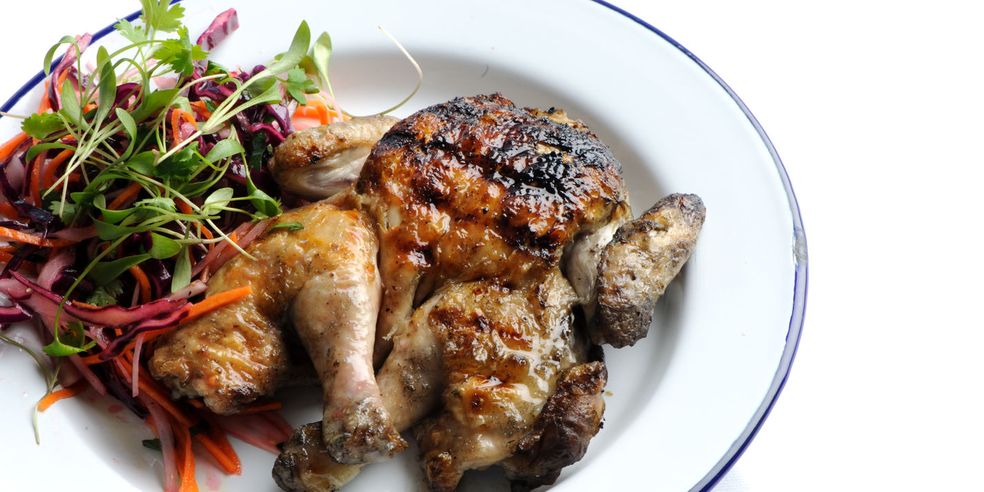 Barbecued Spatchcock Chicken Recipe - Great British Chefs