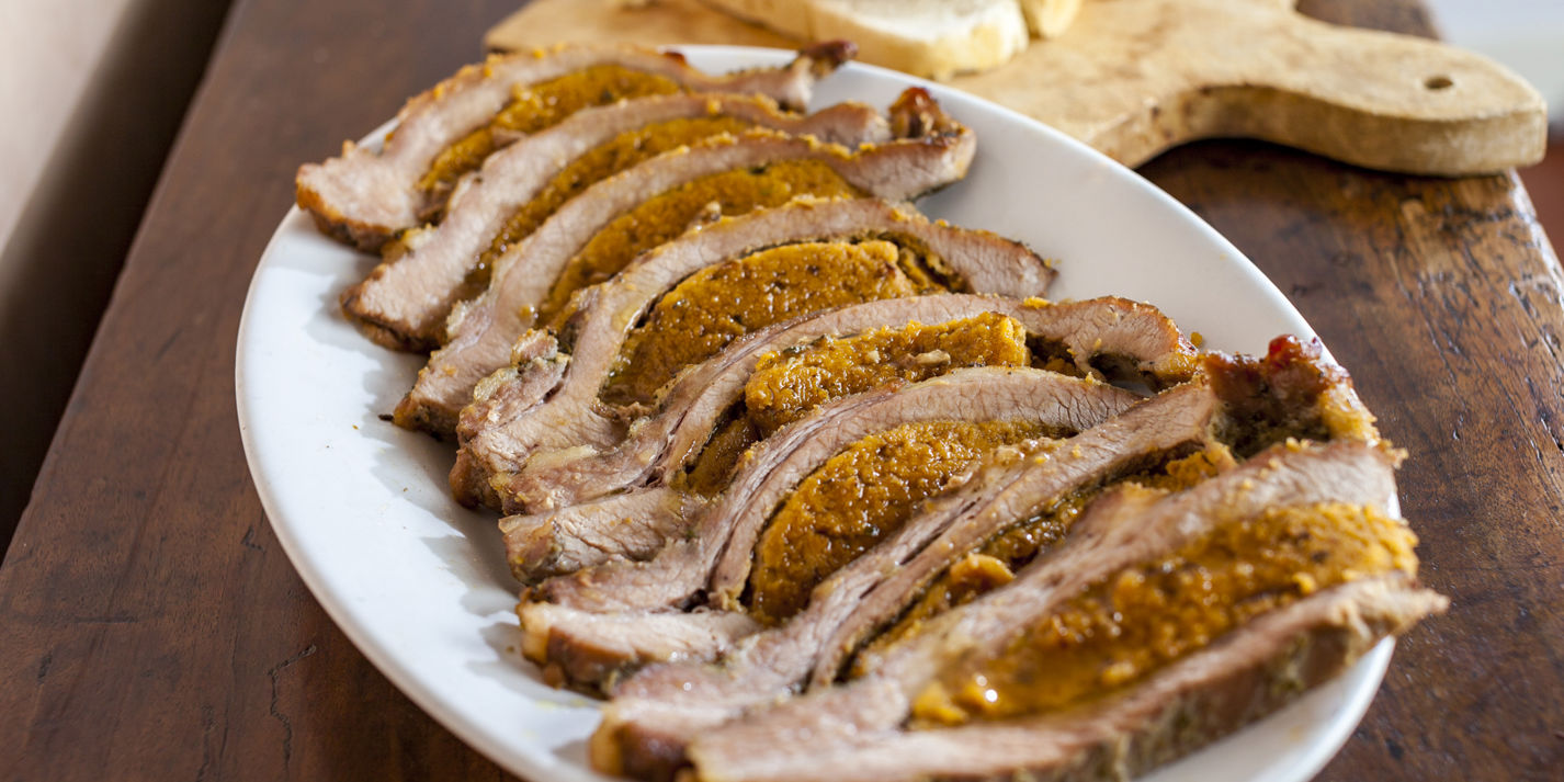 Roast Belly of Veal Recipe with Parmesan Great British Chefs