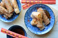 Chinese vegetable spring rolls