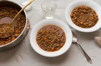 Zuppa di lenticchie di Castelluccio