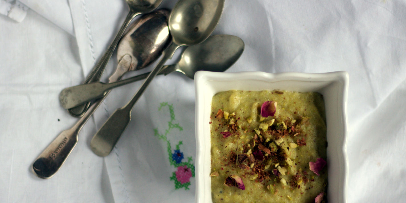 Spiced Pistachio Pudding Recipe - Great British Chefs
