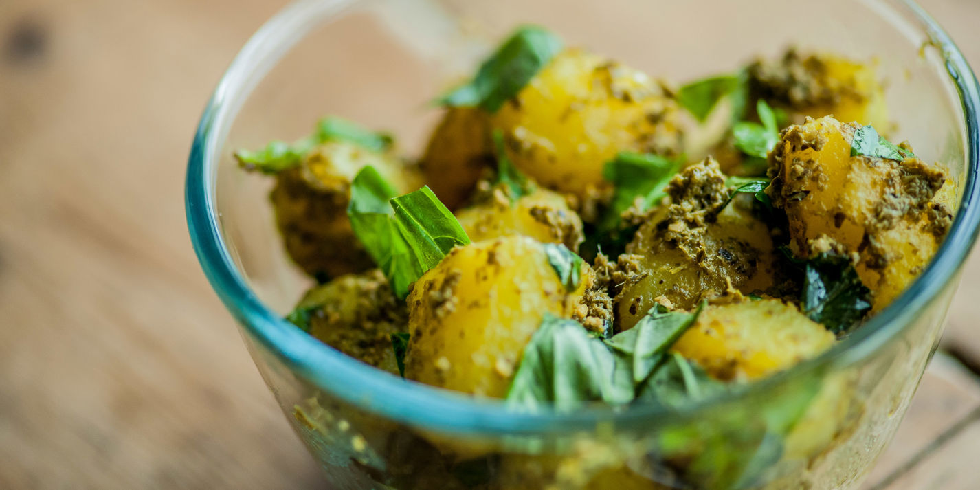 Pesto Potato Recipe - Great British Chefs